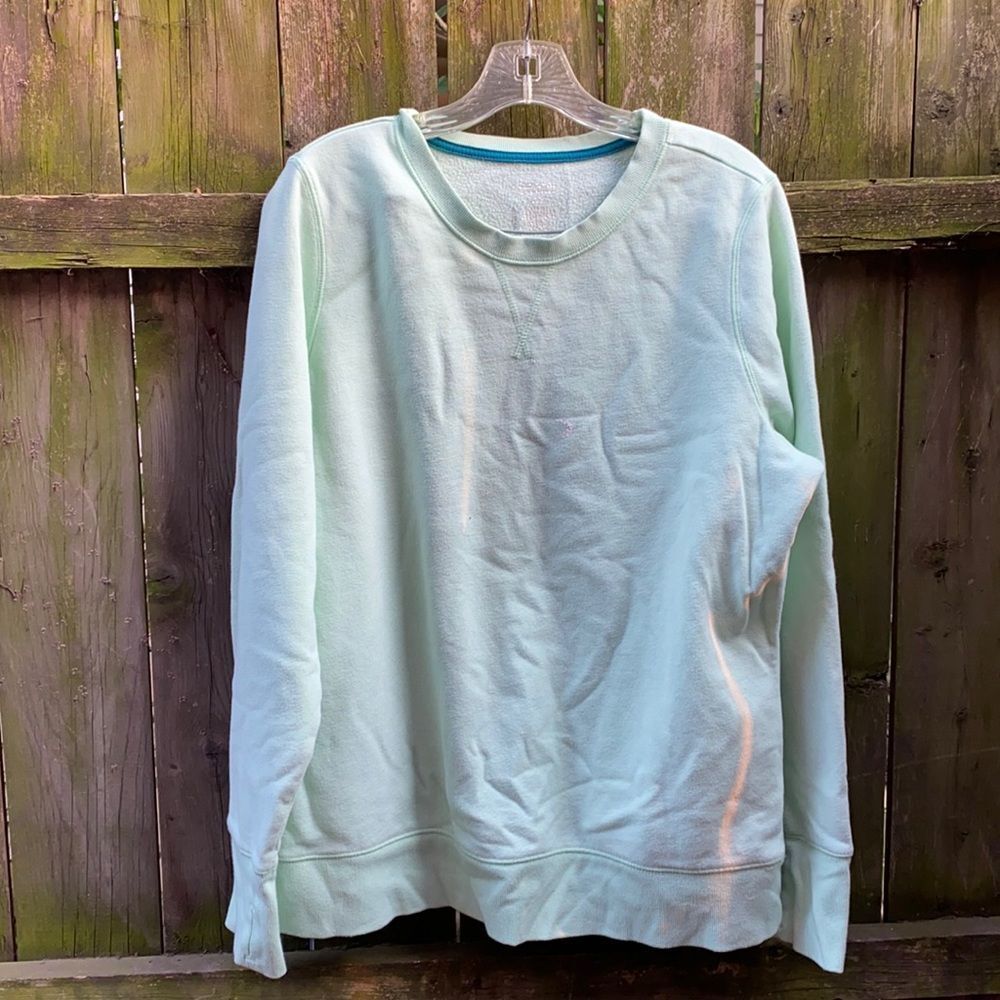 Tek Gear mint green sweat shirt sz. XXL
